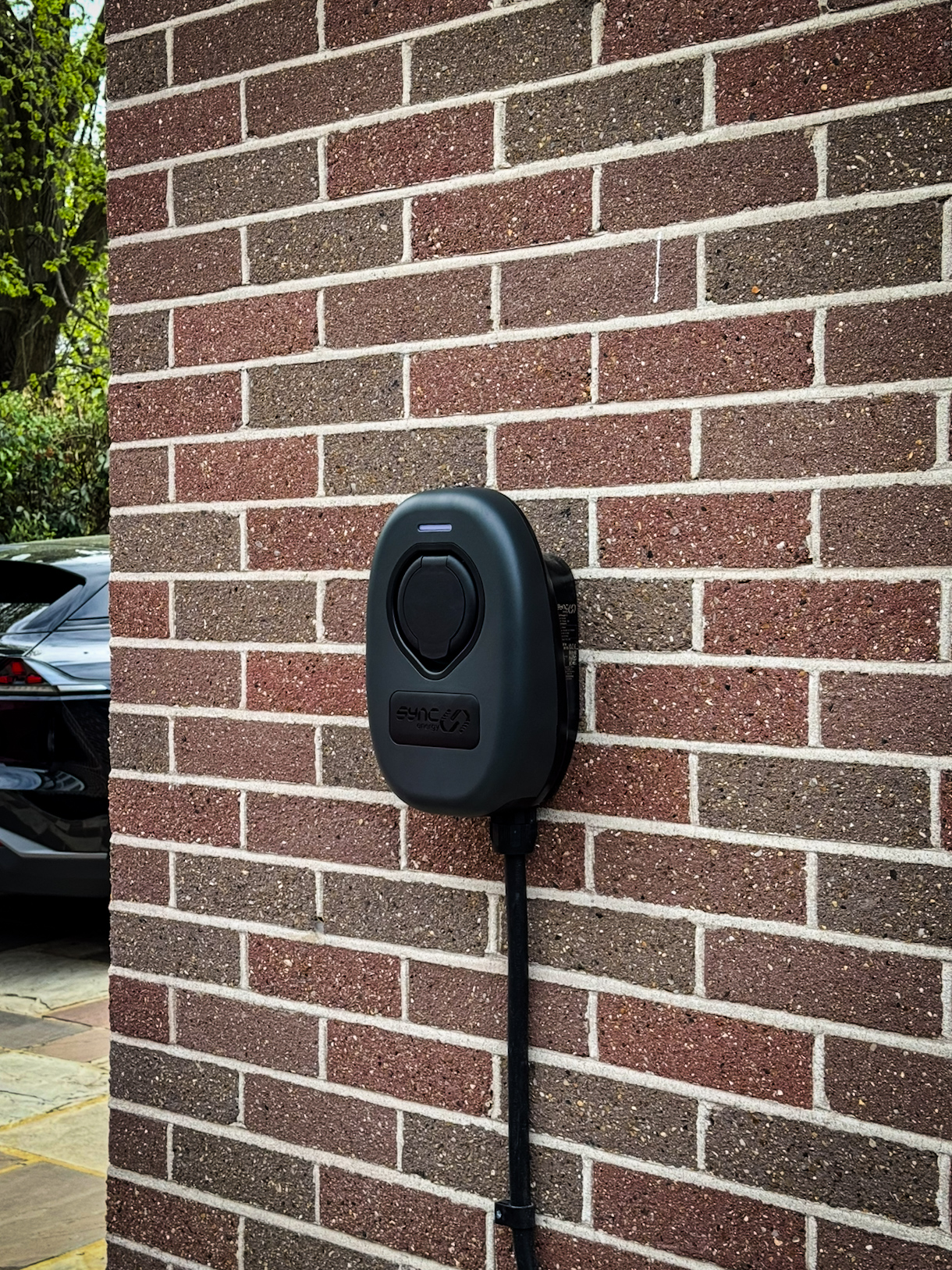 Completed home EV charger installation in Kent